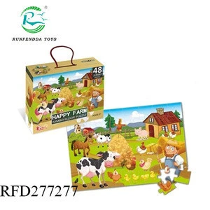 New product preschool educational diy puzzle for kids