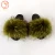 Import new real fashion style fur slippers raccoon fur slides women from China