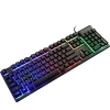 New standard  LED luminous wired waterproof professional gaming keyboard