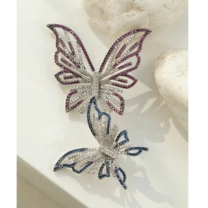 New Style Custom Fashionable Butterfly Wedding Brooches