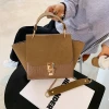 New Trapeze Handbags Women Shoulder Crossbody Bags 2021 Luxury Design Suede Casual Totes Ladies Messenger bags Female Purses