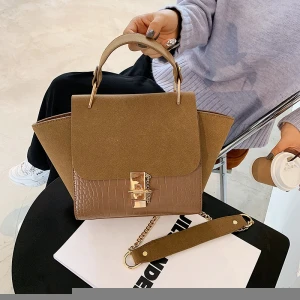 New Trapeze Handbags Women Shoulder Crossbody Bags 2021 Luxury Design Suede Casual Totes Ladies Messenger bags Female Purses