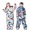 New Winter Kids Ski Suit -30 temperature Children Snow Jacket Waterproof Warm Girls And Boys Snow Snowboard Jacket Child