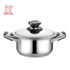 newest promotion cooking pot set cookware 12 pcs stainless steel cookware set With thermometer knob