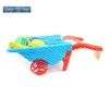 Newest Wheelbarrow Trolley Set 5 pcs Garden Play set Tool Sand Beach Toys for Kids
