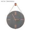 Newly designed round antique style wall clock with copper coat handle from factory design