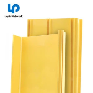 ningbo lepin factory hot sell 600mm 60mm fiber optical  cable tray covers pvc abs yellow ftth cable raceways equipment prices