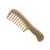 No Static Natural Fragrant Green Sandal wooden Wide Tooth Hair Comb for Women