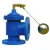 Import Nodular cast iron flange float ball valve piston type float ball valve from China