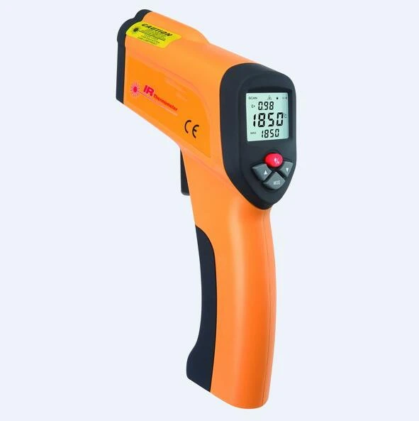 Non contact IR laser Industrial Usage infrared thermometer -50 to 1600 degree