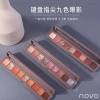 NOVO eye shadow lasting makeup nine colors of eye shadow color three-dimensional full  delicate powder