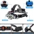 Import OEM 5 Led  Rechargeable High Powerful 1000 5000 lumen Head Lamp Black Red Light Headlights Headlamp Flashlight Torch from China