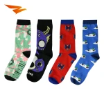 OEM design soft combed cotton lovely baby kids socks custom in China