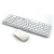 Import OEM factory basic simply good quality chocolate wireless keyboard and mouse combo set from China