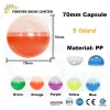 OEM ODM Surprise Gashapon Candy Egg Plastic Empty Small Toy 70mm Capsule Ball for Vending Machine