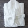 OEM service 100% cotton hotel white unisex terry bathrobe