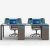 Import Open space double staff combination design office workstation desk with partition from China