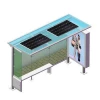 Other outdoor furniture advertising bus shelter solar bus stop