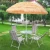 Import Outdoor  8Foot 2.4meter Hawaii Tropical Synthetic Thatch Tiki Tilt Grass Hawaii  Straw Beach Umbrella from China