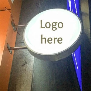 Outdoor Advertising, Double Sided Vacuum Formed Rotate LED Backlit Lightbox Signage