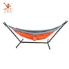 Outdoor camping nylon hammock with portable stand