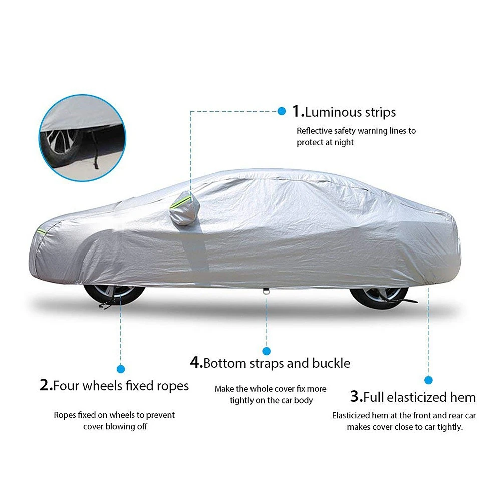 outdoor full polyester high quality inflatable hail proof waterproof car cover