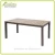Import Outdoor furniture wood restaurant plank dining table from China