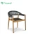 Import Outdoor Garden Teak Wood Round Dining Table With Rope Chair For Hotel Use from China