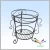 Import Outdoor hanging iron flower pot stand for garden supplies from China