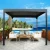 Import Outdoor Luxury Garden Patio Aluminum Pergola Pavilion Garden Gazebo with Retractable Canopy Shades from China