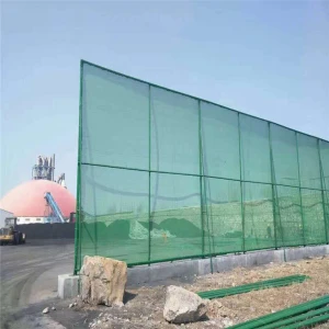 Outdoor wind and dust hdpe braid net safety strong fence for construction hdpe flat net