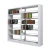 Import Oxford 6 Tier 5 Tier Bookcase Portable Metal Display Stand Storage Unit Book Shelf from China
