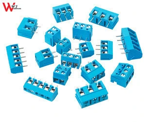 PA66 small wire terminals high quality plastic single PCB screw earth terminal block