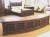 Import Pakistan hand carved bedroom furniture sets price, solid cherry wood bedroom set , Brown luxurious king bedroom furniture sets from Pakistan
