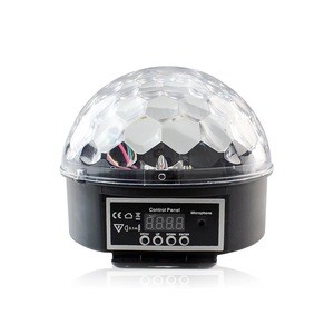 Party DJ House Disco and bar wedding Mushroom dj effect with 6*3w RGB 20w Magic led crystal ball  for  LED Stage lighting