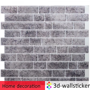 Peel &amp; stick 3d Kitchen panel big marble tiles and accessories