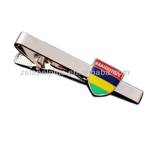 personalized logo tie clips metal tie bar