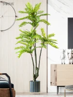 plantas artificiales greenery artificial palms pot plant bonsai tree
