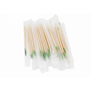 Plastic wrapped mint toothpick birch wood