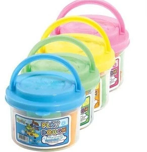 playdough ,90g clay with models in barrel with handle childrens modelling clay