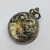 Import PM7060 4x colors classic twin opening dragon design mechanical pocket watch with hook chain from China