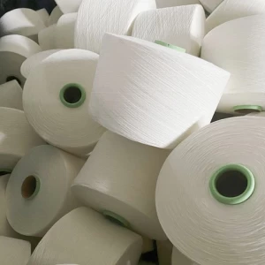 100 % polyester yarn ring spun recycled spun sewing polyester thread yarn