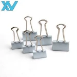 Popular size white color standard metal binder clip money clips 25mm,32mm
