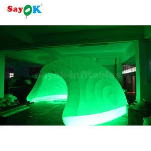 popular wholesale large garden inflatable christmas igloo tent for event