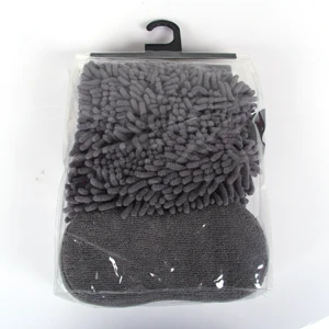 Portable car wash kit Chenille Car Care Set Sponge Microfiber Cloth Wash Mitt