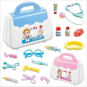 Portable Medical Suitcase Medical Box Toy Simulation Doctor Toy Set Educational Learning Interactive Game Pretend Play Toys