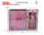 Portable wardrobe beauty doll pretend play girls toys with accessories