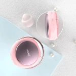 Portable waterproof IPX7 electric facial cleansing massager brush instrument