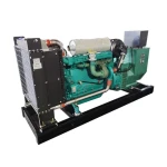 PR AC 300KVA Portable Diesel Generator Set Silent & Open Type Machine with 400V/110V Rated Voltage at Price