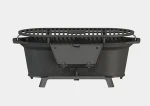 Pre-seasoned Cast Iron Cookware outdoor charcoal BBQ grill for camping
